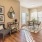 a living room with a wood floor